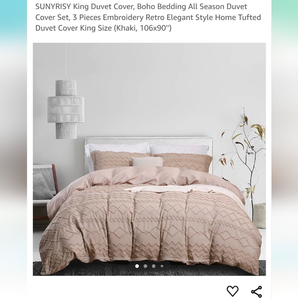 Camel King Duvet